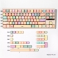 Rainbow 104+22/23 MOA Profile Keycap Set Cherry MX PBT Dye-subbed for Keyboard